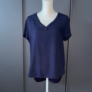 Cloth & Stone Navy Blue Women's Top